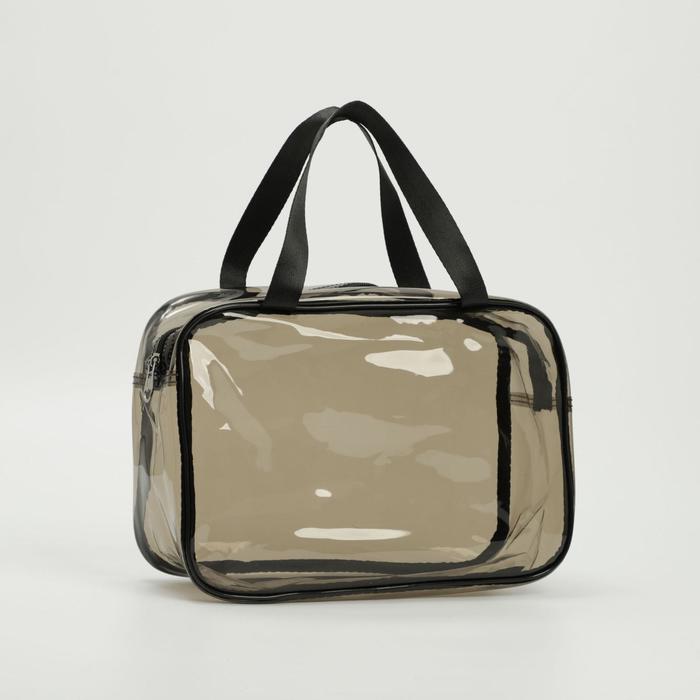 фото Косметичка, отдел на молнии, цвет чёрный