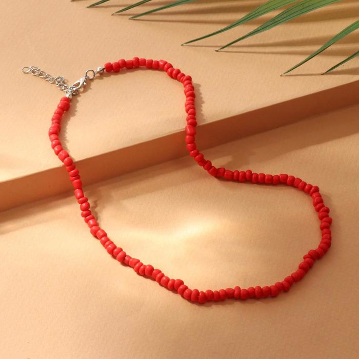Колье "Бисер" тренд минимал, цвет красный, 40 см
Колье "Бисер" тренд минимал, цвет красный, 40 см