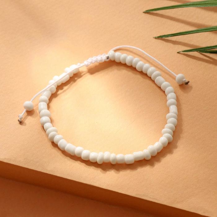 Браслет "Бисер" тренд минимал, цвет белый, 18см
Браслет "Бисер" тренд минимал, цвет белый, 18см