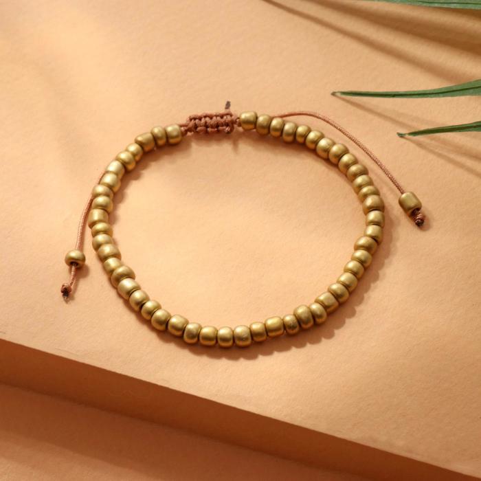 Браслет летний "Бисер" тренд минимал, цвет золото, 18см
Браслет летний "Бисер" тренд минимал, цвет золото, 18см