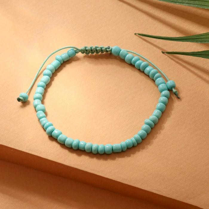 Браслет летний "Бисер" тренд минимал, цвет голубой, 18см
Браслет летний "Бисер" тренд минимал, цвет голубой, 18см