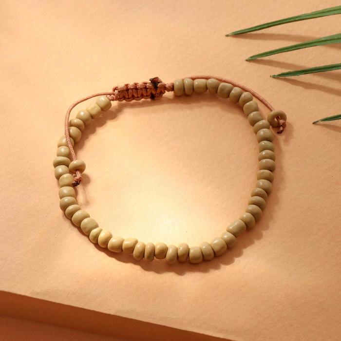 Браслет летний "Бисер" тренд минимал, цвет бежевый, 18см 
Браслет летний "Бисер" тренд минимал, цвет бежевый, 18см