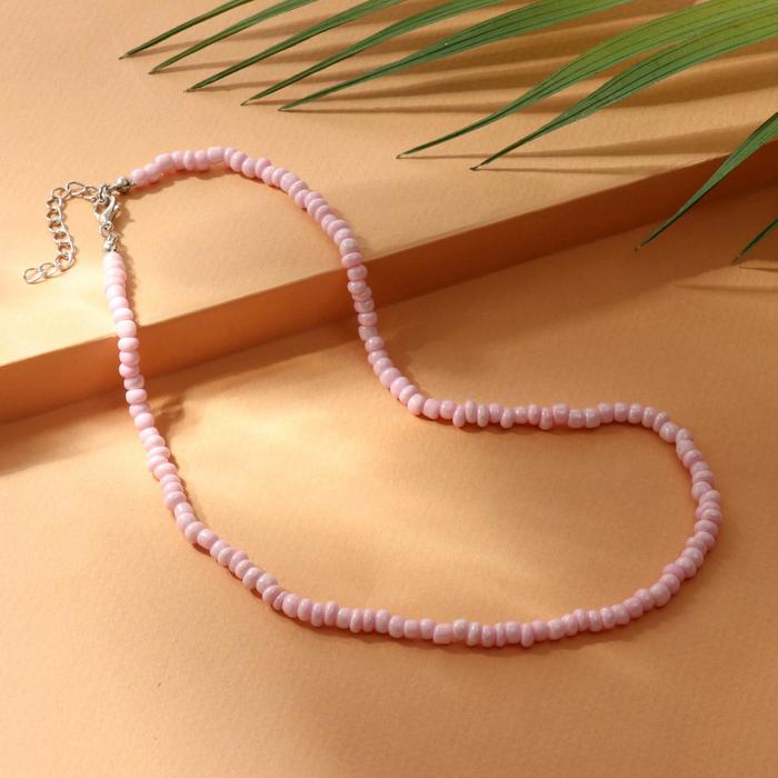 Колье "Бисер" тренд минимал, цвет нежно-розовый, 40 см
Колье "Бисер" тренд минимал, цвет нежно-розовый, 40 см