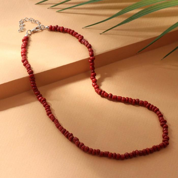 Колье "Бисер" тренд минимал, цвет бордовый, 40 см
Колье "Бисер" тренд минимал, цвет бордовый, 40 см