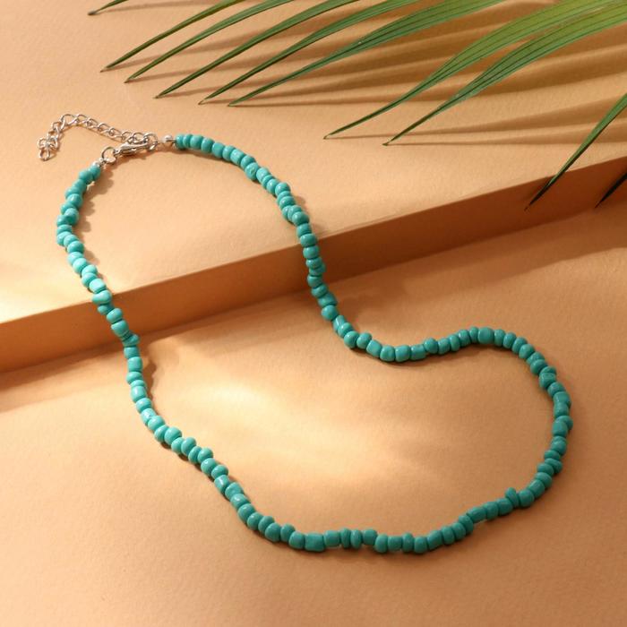 Колье "Бисер" тренд минимал, цвет морской, 40 см
Колье "Бисер" тренд минимал, цвет морской, 40 см