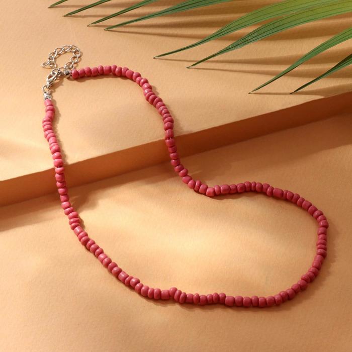 Колье "Бисер" тренд минимал, цвет розовый, 40 см
Колье "Бисер" тренд минимал, цвет розовый, 40 см