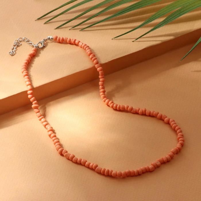 Колье "Бисер" тренд минимал, цвет персиковый, 40 см
Колье "Бисер" тренд минимал, цвет персиковый, 40 см