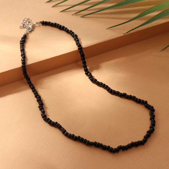 Колье "Бисер" тренд минимал, цвет чёрный, 40 см
Колье "Бисер" тренд минимал, цвет чёрный, 40 см