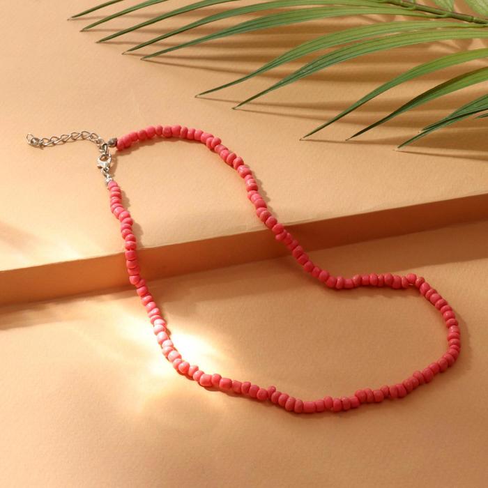 Колье "Бисер" тренд минимал, цвет коралловый, 40 см
Колье "Бисер" тренд минимал, цвет коралловый, 40 см