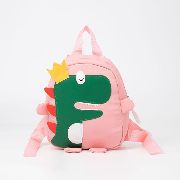 Рюкзак детский, отдел на молнии, цвет розовый, «Динозавр»
Рюкзак детский, отдел на молнии, цвет розовый, «Динозавр»