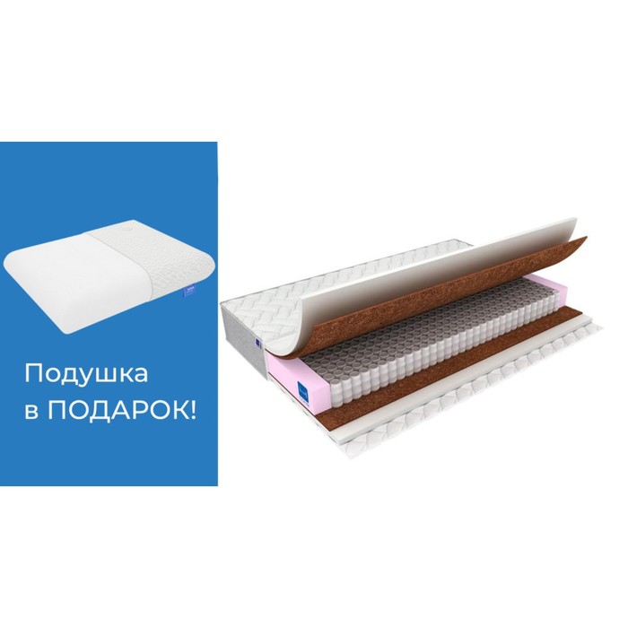 фото Матрас ultra tropikana foam maxi, 120х195 см, высота 24 см, чехол трикотаж соня