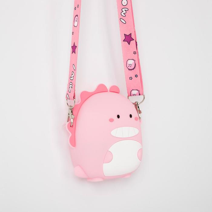 Сумка детская, отдел на молнии, регулируемый ремень, цвет розовый, «Дино»
Сумка детская, отдел на молнии, регулируемый ремень, цвет розовый, «Дино»