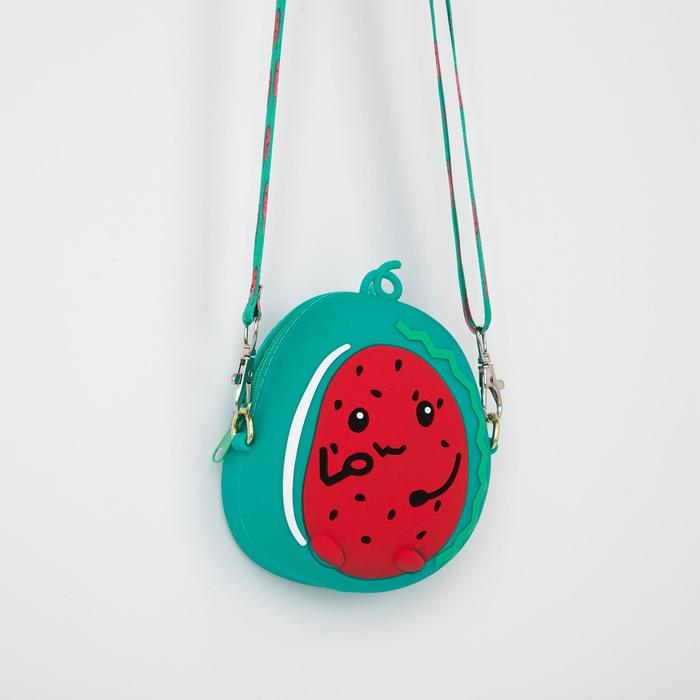 Сумка детская, отдел на молнии, регулируемый ремень, цвет зелёный, «Арбуз»
Сумка детская, отдел на молнии, регулируемый ремень, цвет зелёный, «Арбуз»