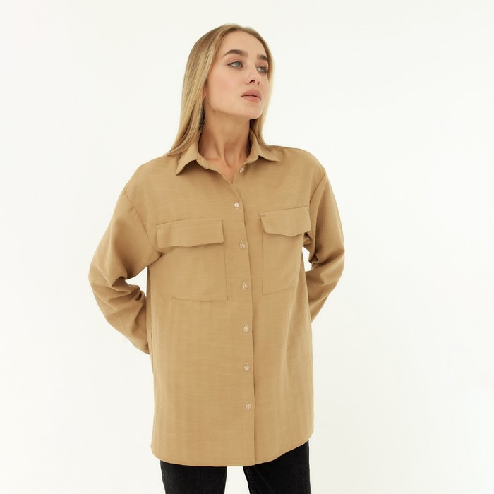 Рубашка женская MIST р. 44-46, бежевый
Рубашка женская MIST р. 44-46, бежевый