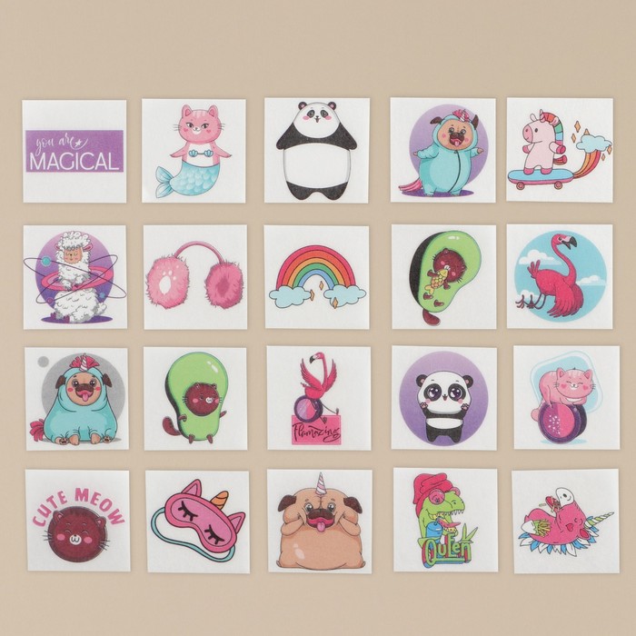 Наклейки на кальке Wild Beauty, 40 шт.
Наклейки на кальке Wild Beauty, 40 шт.