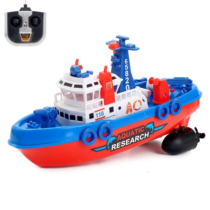 Катер радиоуправляемый «Пожарная охрана», работает от батареек
Катер радиоуправляемый «Пожарная охрана», работает от батареек