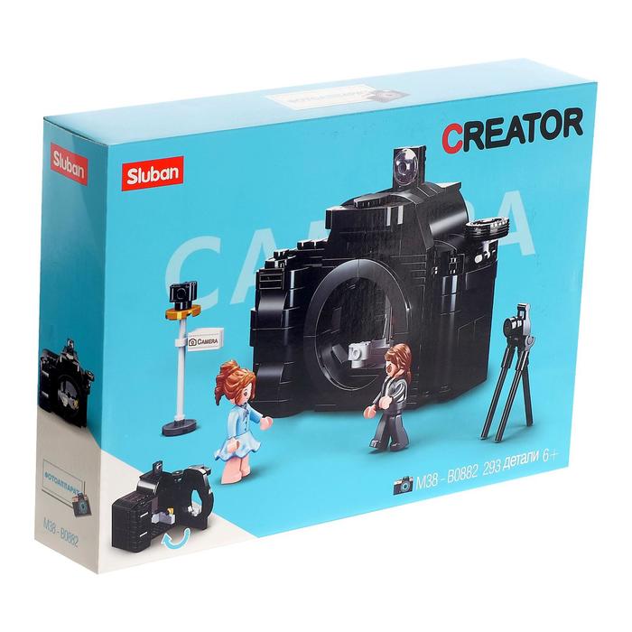 Конструктор Создатель «Фотокамера», 293 детали
Конструктор Создатель «Фотокамера», 293 детали