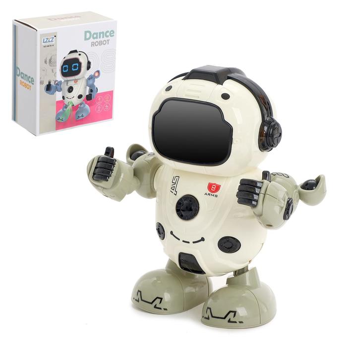 Робот «Танцор», работает от батареек, световые и звуковые эффекты, МИКС
Робот «Танцор», работает от батареек, световые и звуковые эффекты, МИКС