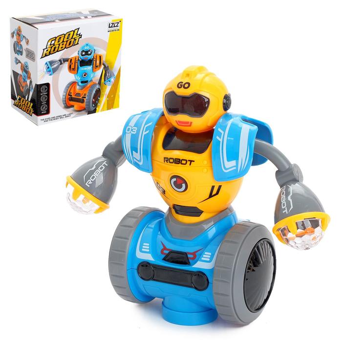 Робот «Диско», световые и звуковые эффекты, работает от батареек, МИКС
Робот «Диско», световые и звуковые эффекты, работает от батареек, МИКС