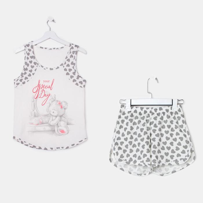 Комплект женский (майка, шорты) цвет молоко, размер 48
Комплект женский (майка, шорты) цвет молоко, размер 48