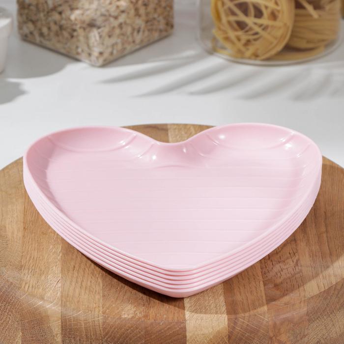 Набор тарелок «Амор», 6 шт, цвет МИКС
Набор тарелок «Амор», 6 шт, цвет МИКС