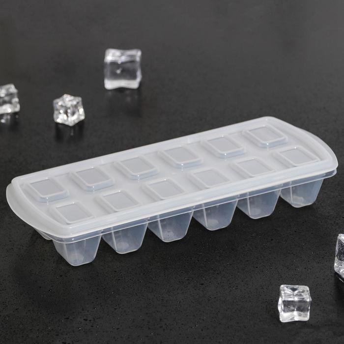 Формочка для льда с крышкой, 12 ячеек, 24×10 см
Формочка для льда с крышкой, 12 ячеек, 24×10 см