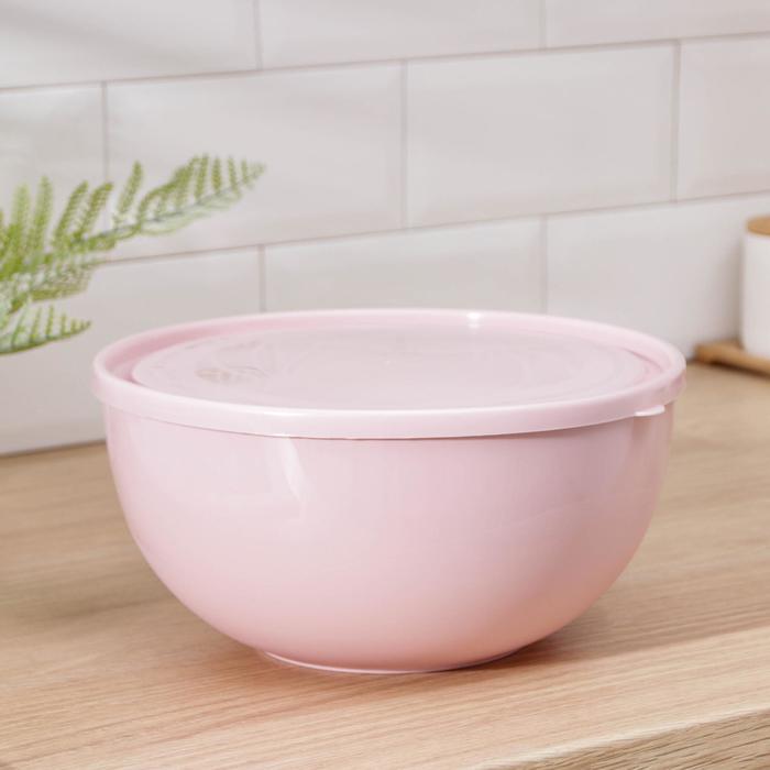 Салатник с крышкой Galaxy, 4 л, цвет розовый
Салатник с крышкой Galaxy, 4 л, цвет розовый