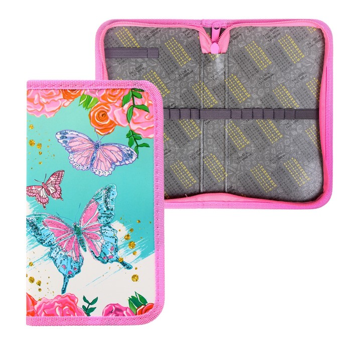 Пенал 1 секция, 115 х 205, ламинированный картон, Calligrata, «Бабочки»
Пенал 1 секция, 115 х 205, ламинированный картон, Calligrata, «Бабочки»