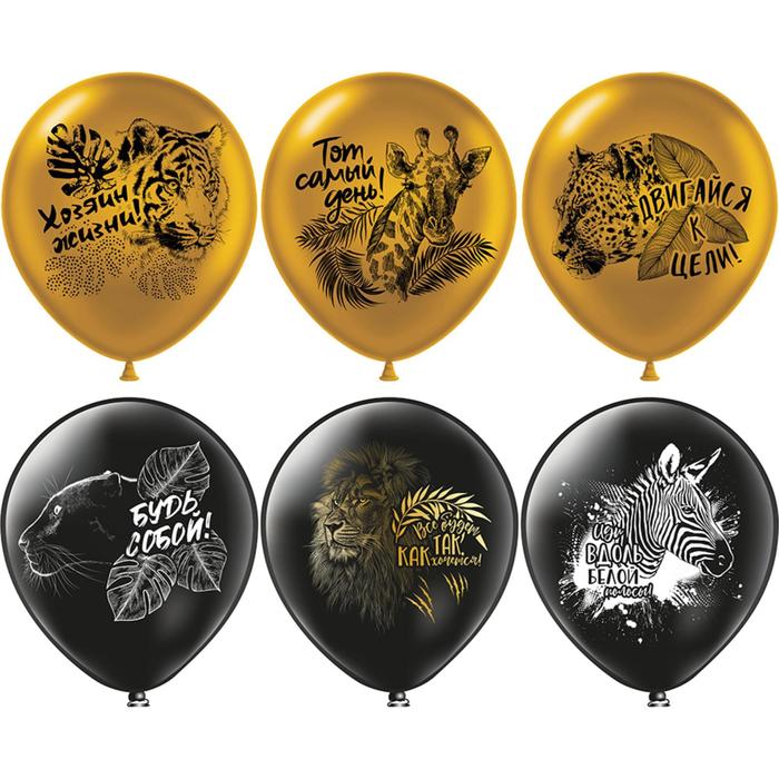 Шар латексный 12" «С днём рождения! Сафари», пастель, шелкография, 2-сторонний, 6 дизайнов, набор 25 шт.
Шар латексный 12" «С днём рождения! Сафари», пастель, шелкография, 2-сторонний, 6 дизайнов, набор 25 шт.
