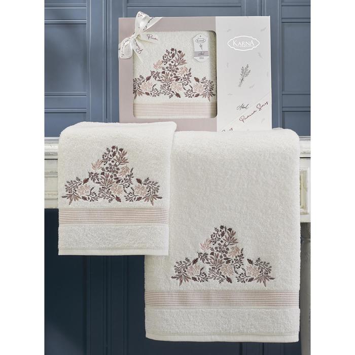 Комплект махровых полотенец Abel, размер 50x90 см, 70x140 см, цвет кремовый
Комплект махровых полотенец Abel, размер 50x90 см, 70x140 см, цвет кремовый