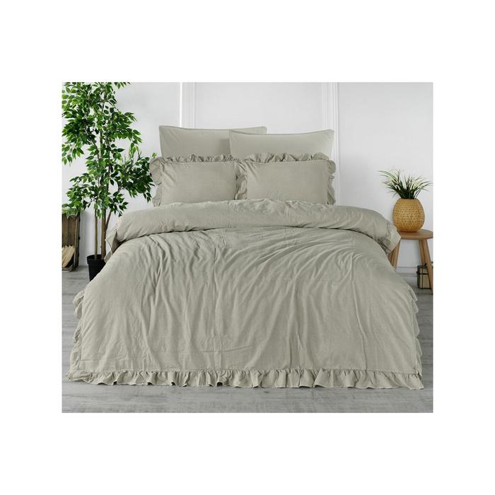 Постельное бельё Stonewash евро, размер 240x260 см, 200x220 см, 70x70 см - 2 шт, 50x70 см - 2 шт, цвет бежевый
Постельное бельё Stonewash евро, размер 240x260 см, 200x220 см, 70x70 см - 2 шт, 50x70 см - 2 шт, цвет бежевый