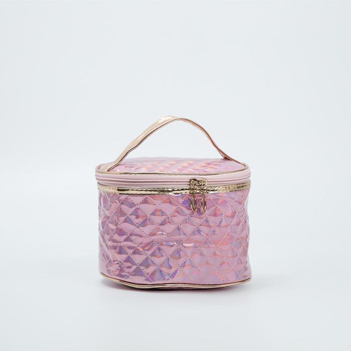 Косметичка на молнии, цвет розовый
Косметичка на молнии, цвет розовый