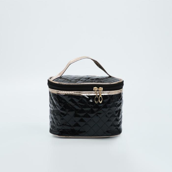 Косметичка на молнии, цвет чёрный
Косметичка на молнии, цвет чёрный