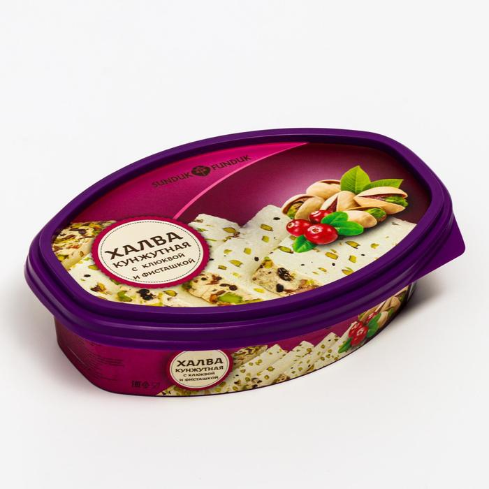 Халва кунжутная Sunduk Funduk с клюквой и фисташкой, 280 г
Халва кунжутная Sunduk Funduk с клюквой и фисташкой, 280 г