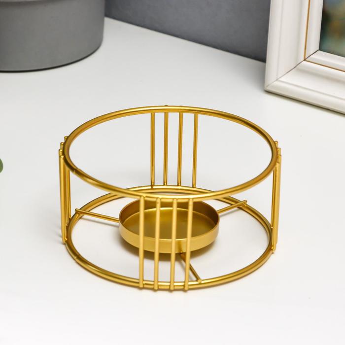 Подсвечник металл на 1 свечу "Круг - Арена" золото 5х11х11 см
Подсвечник металл на 1 свечу "Круг - Арена" золото 5х11х11 см