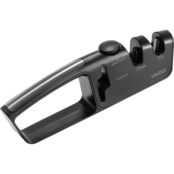 Точилка для ножей и ножниц с регулировкой угла, 3 в 1 
Точилка для ножей и ножниц с регулировкой угла, 3 в 1