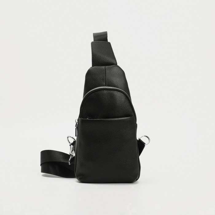 Сумка-слинг, отдел на молнии, наружный карман, дышащая спинка, цвет чёрный
Сумка-слинг, отдел на молнии, наружный карман, дышащая спинка, цвет чёрный