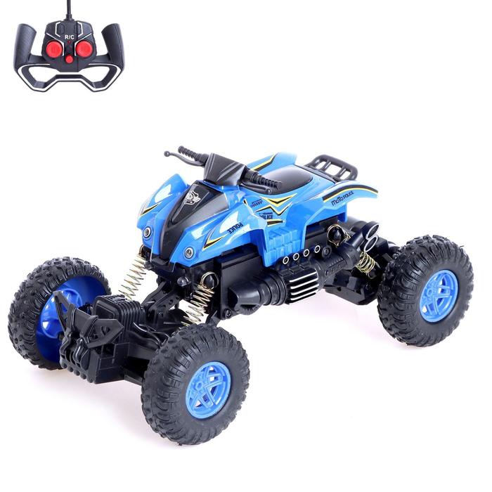 Квадроцикл радиоуправляемый «Гризли», работает от батареек, МИКС
Квадроцикл радиоуправляемый «Гризли», работает от батареек, МИКС