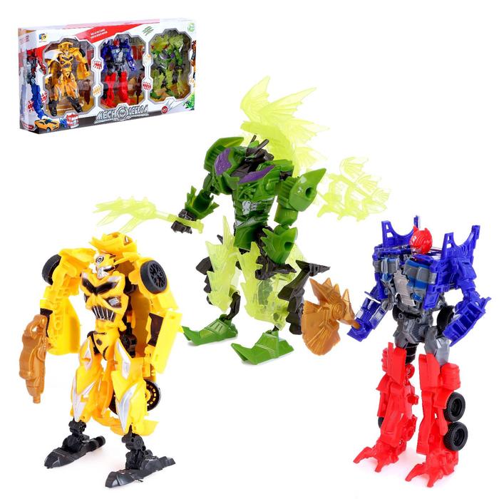 Игровой набор «Автоботы», трансформируются, 3 штуки
Игровой набор «Автоботы», трансформируются, 3 штуки