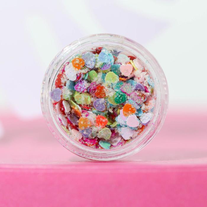 Блёстки для лица и тела, мультицвет, 5 мл
Блёстки для лица и тела, мультицвет, 5 мл