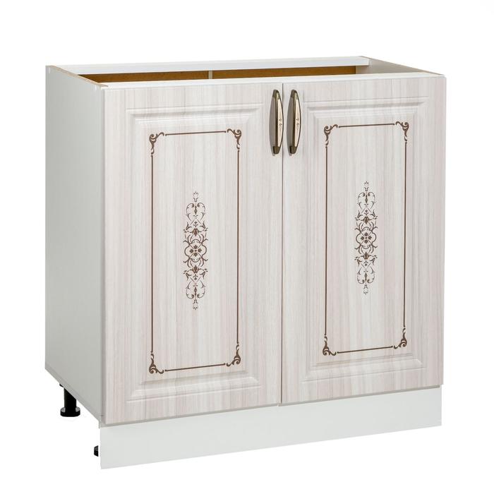 Шкаф напольный Велес двухдверный 800х446х820 белый/сандал белый
Шкаф напольный Велес двухдверный 800х446х820 белый/сандал белый