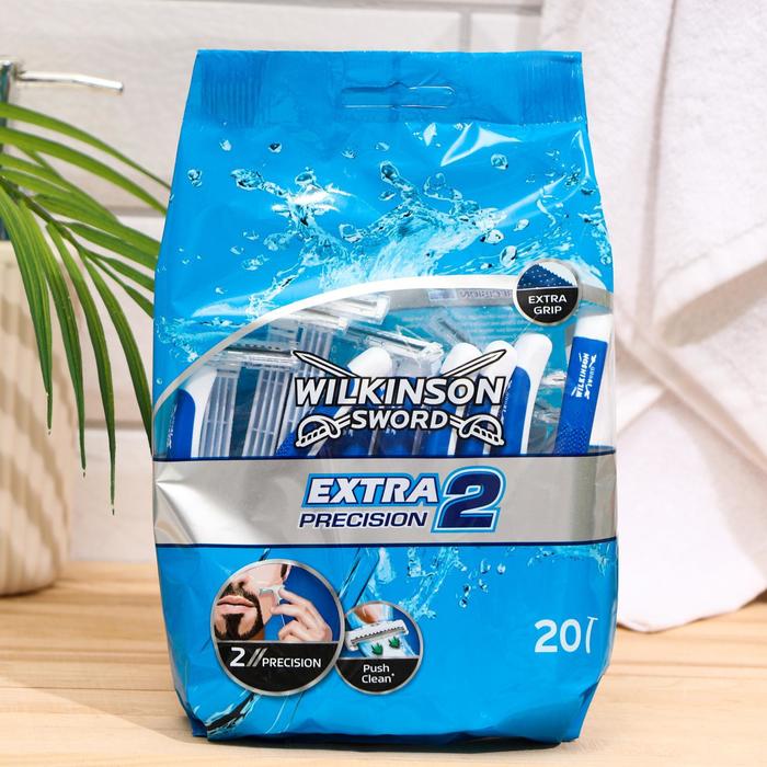 Бритвы одноразовые Wilkinson Sword Schick Extra2 Precision, 2 лезвия, 20 шт.
Бритвы одноразовые Wilkinson Sword Schick Extra2 Precision, 2 лезвия, 20 шт.
