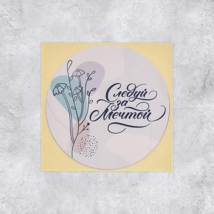 Набор наклеек для бизнеса «Следуй за мечтой», 50 шт, 8 × 8 см
Набор наклеек для бизнеса «Следуй за мечтой», 50 шт, 8 × 8 см