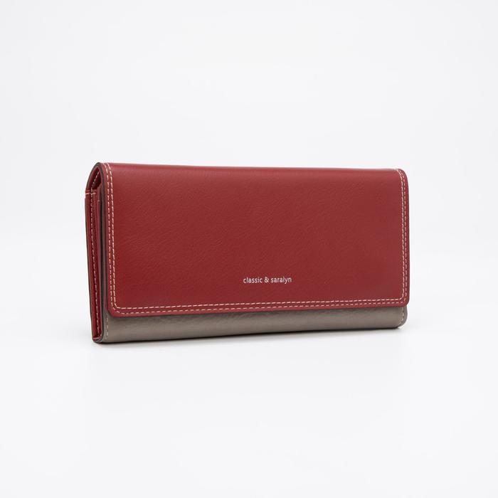 Кошелёк на магнитах, цвет бордовый/серый
Кошелёк на магнитах, цвет бордовый/серый