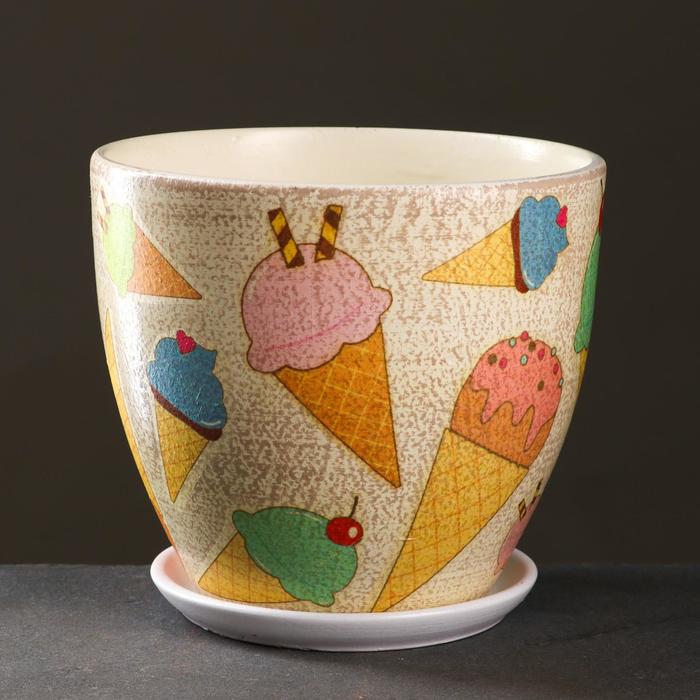 Горшок цветочный "Айс" 4,8л
Горшок цветочный "Айс" 4,8л