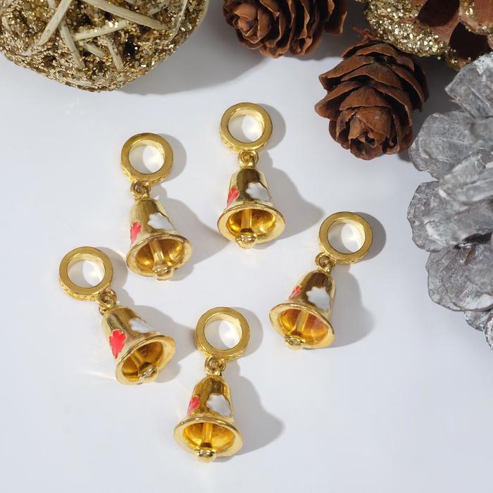 Новогодняя подвеска "Колокольчик", цветная в золоте
Новогодняя подвеска "Колокольчик", цветная в золоте