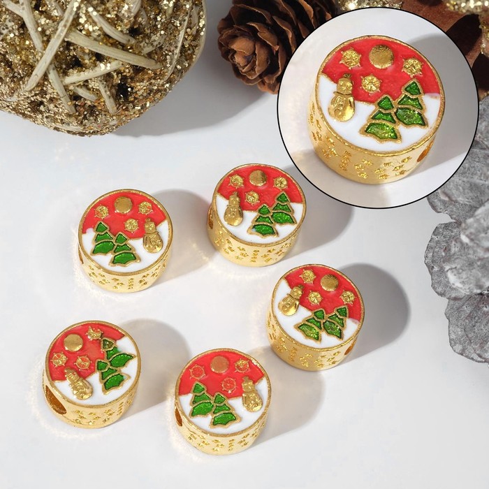 Талисман "Новогодняя сказка", цветной в золоте
Талисман "Новогодняя сказка", цветной в золоте