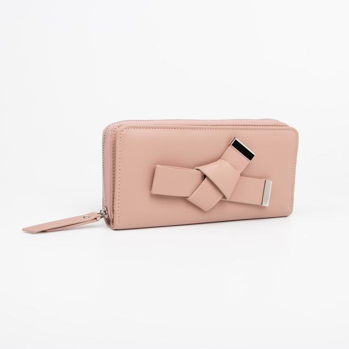 Кошелёк женский, 2 отдела на кнопке, цвет розовый
Кошелёк женский, 2 отдела на кнопке, цвет розовый