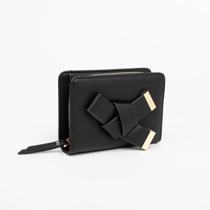 Кошелёк на кнопке, цвет чёрный
Кошелёк на кнопке, цвет чёрный