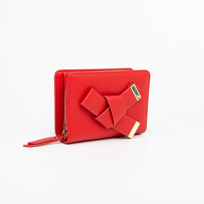 Кошелёк на кнопке, цвет красный
Кошелёк на кнопке, цвет красный